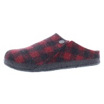 BIRKENSTOCK Zermatt Shearling 36 Narrow Plaid Red/Natural
