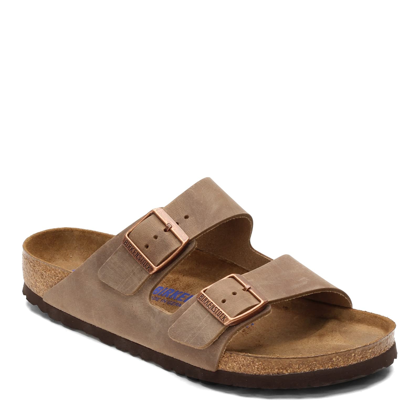 516hiqNAEHL.jpg Birkenstock Men's Arizona Soft Footbed Sandals, Tobacco, Brown, 10.5 Women/8.5 Men - Image 1