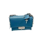 Michael Kors Cece Small Vegan Convertible Flap Crossbody Bag Teal