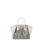 Michael Kors XS Avril Satchel Crossbody Handbag (LT CRM MULTI calf hair)