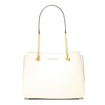 Michael Kors Teagan Large Logo Shoulder Bag (light cream)