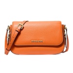 MICHAEL Michael Kors Bedford Legacy Large Pebbled Leather Crossbody Bag Apricot