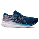 ASICS Women's EvoRide 3 Running Shoes, 12, MAKO Blue/Pure Silver
