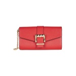Michael Kors Penelope Medium Clutch Crimson One Size