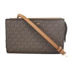 Michael Kors Womens Medium Valerie Crossbody Bag (Brown/Acorn)