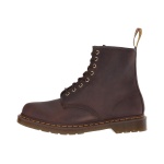 Dr. Martens Unisex 1460 Crazy Horse Leather 8 Eye Boot, Dark Brown, 5 Women/4 Men