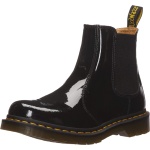 Dr. Martens Women's 2976 Patent Leather Chelsea Boot, Black, 5