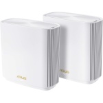 ASUS ZenWiFi AX6600 Tri-Band Mesh WiFi 6 System (XT8 2PK) - Whole Home Coverage up to 5500 sq.ft & 6+ rooms