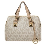 Michael Michael Kors Women's Grayson Small Empire Signature Logo Duffel Crossbody Bag