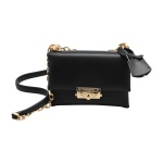Michael Kors Cece Small Faux Leather Shoulder Bag Black