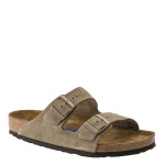 Birkenstock Women's Arizona Soft Footbed Sandals, Taupe, Tan, 9-9.5 Narrow Women/7-7.5 Narrow Men