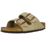 Birkenstock Women's Arizona Soft Footbed Sandals, Taupe, Tan, 7