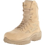 Reebok Work Men's Rapid Response RB Safety Toe 8" Stealth Boot with Side Zipper Military & Tactical