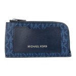 Michael Kors L Zip Wallet (Admiral/ Pale Blue)